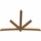 Ekena Millwork Alberta Timber Gable Bracket, Western Red Cedar, 108"W x 72"H x 3 1/2"D x 5 1/2"F, 16/12 Pitch GBW108X72X0406ALB00SWR - alternate 3